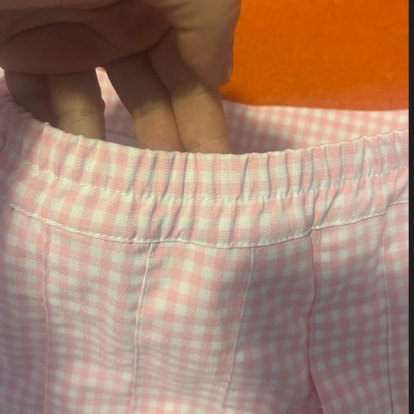 Retro bubblegum pink gingham pleated tennis miniskirt NWT - Picture 7 of 16